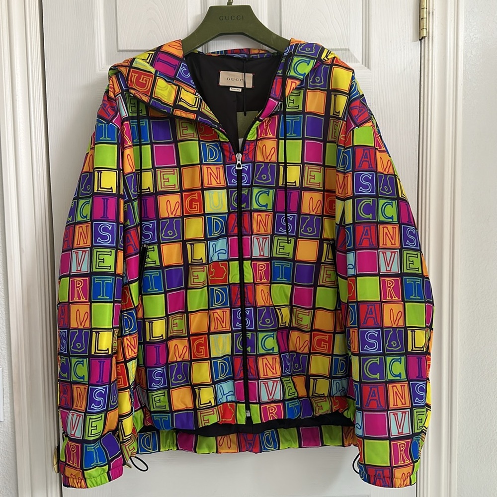 NEW w/Tags - Gucci Bomber Jacket 2023 Year of the Rabbit Collection Size 56 (1X) - Picture 2 of 9